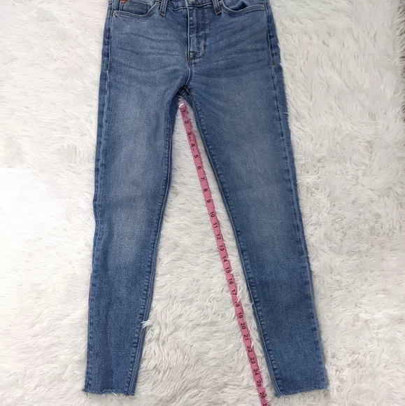 Hudson Natalie Midrise Ankle Super Skinny Jeans 26