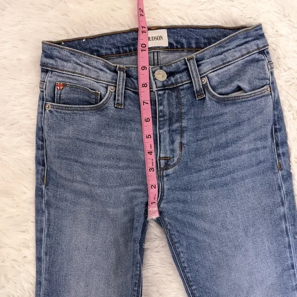 Hudson Natalie Midrise Ankle Super Skinny Jeans 26