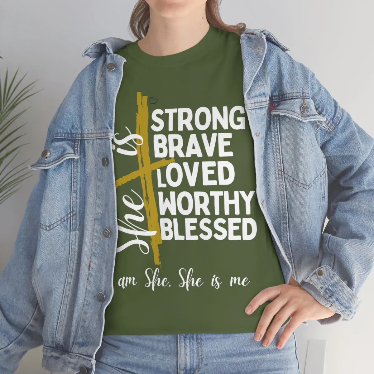 I am She, She is Me Heavy Cotton Tee