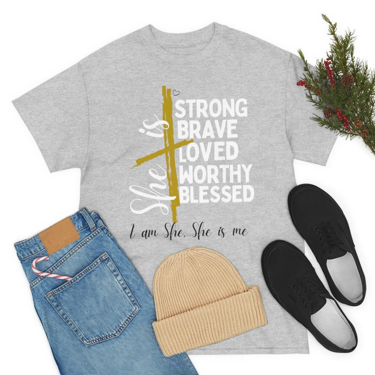 I am She, She is Me Heavy Cotton Tee