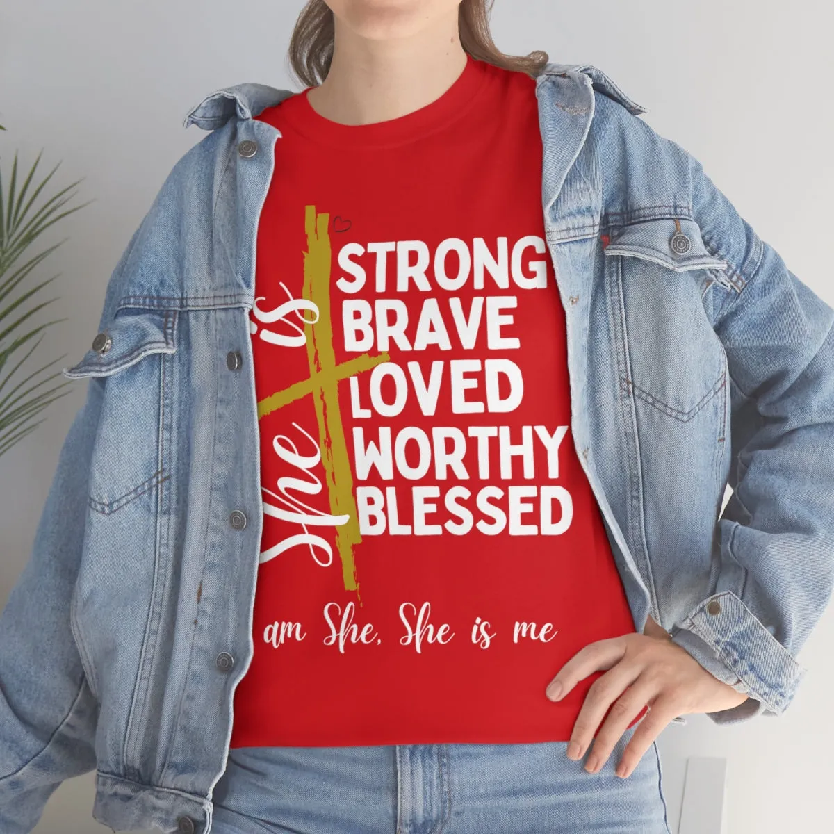 I am She, She is Me Heavy Cotton Tee