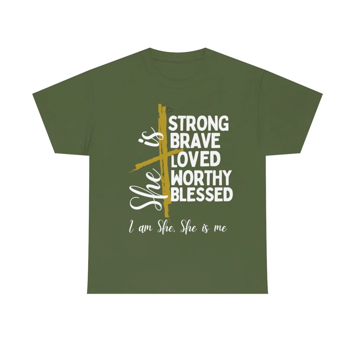 I am She, She is Me Heavy Cotton Tee
