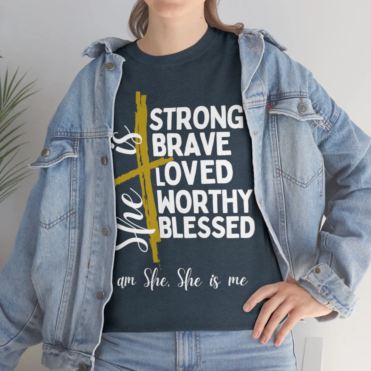 I am She, She is Me Heavy Cotton Tee
