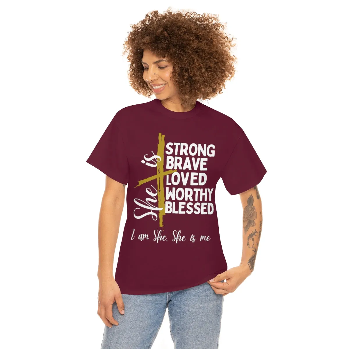 I am She, She is Me Heavy Cotton Tee