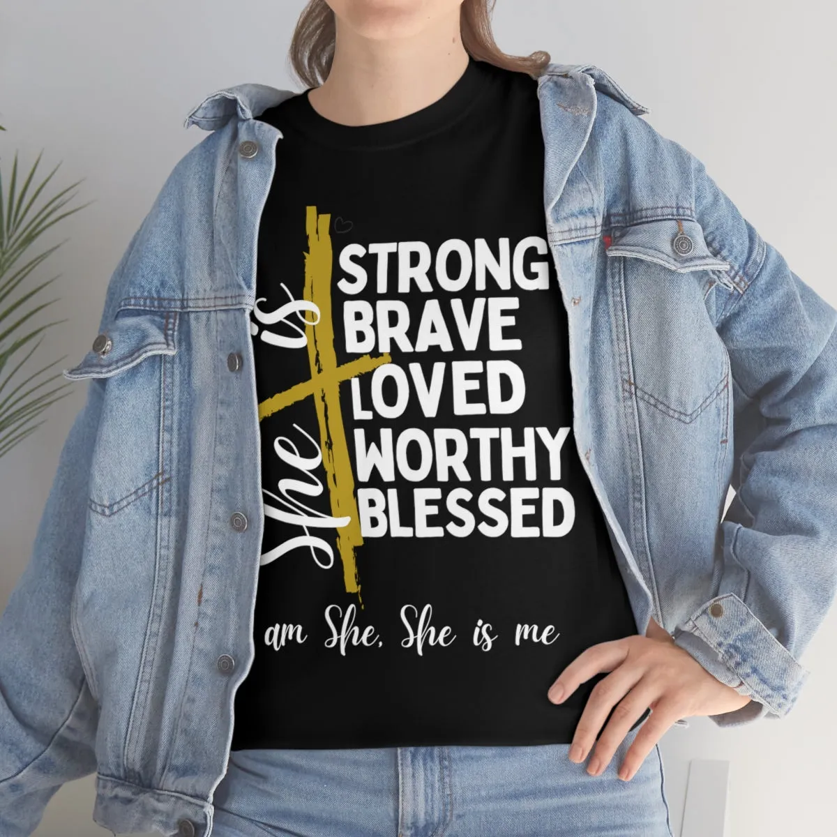 I am She, She is Me Heavy Cotton Tee