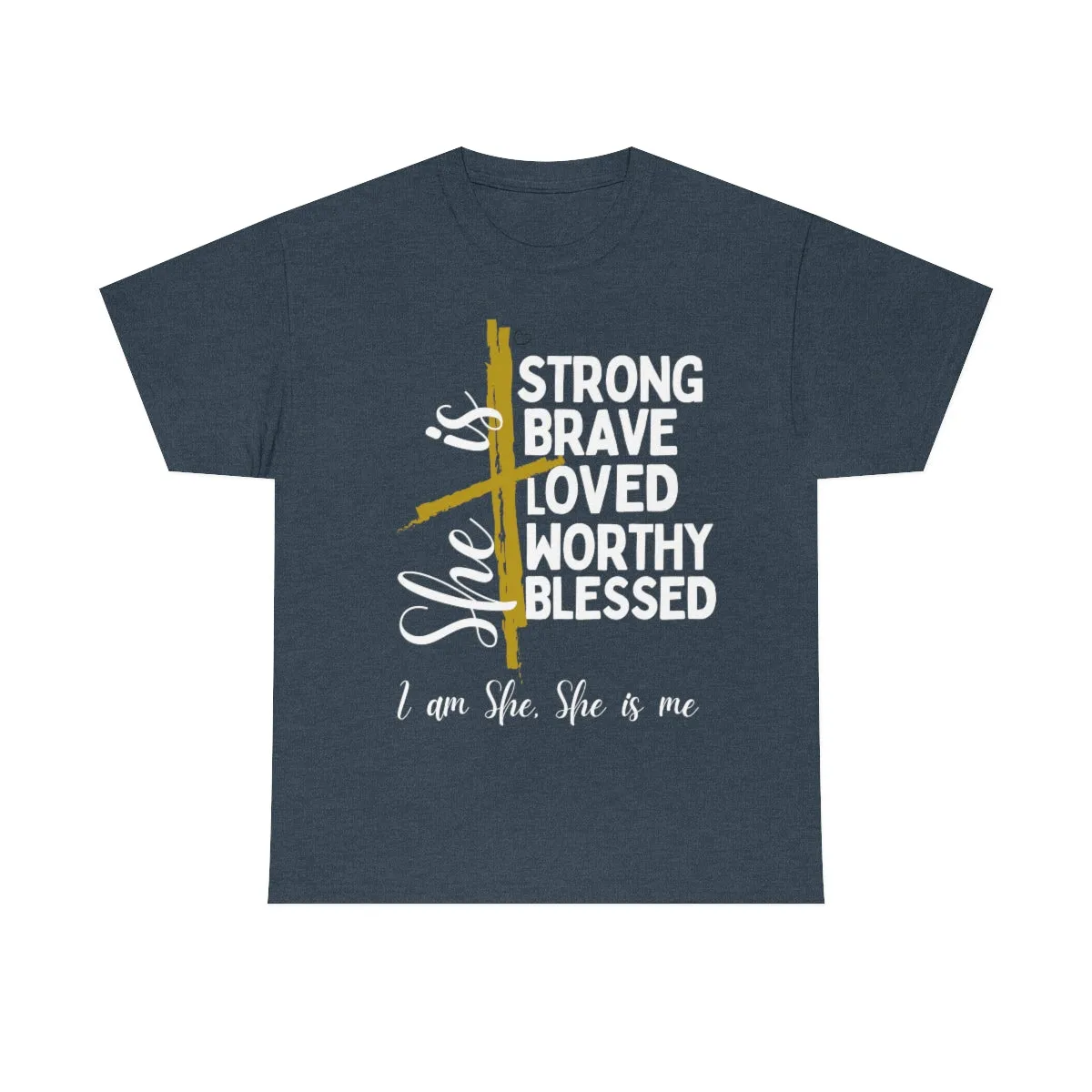I am She, She is Me Heavy Cotton Tee