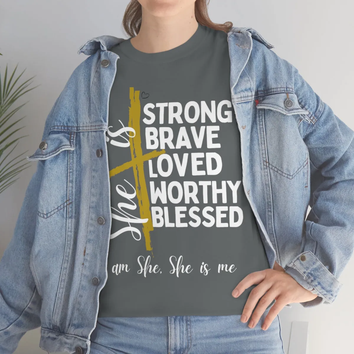I am She, She is Me Heavy Cotton Tee