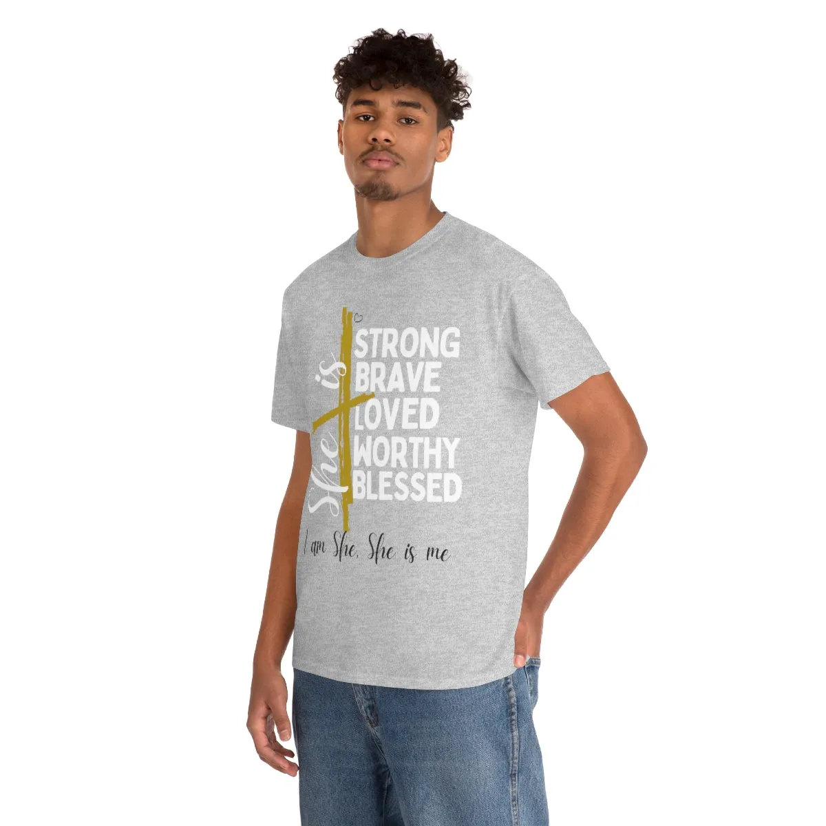 I am She, She is Me Heavy Cotton Tee