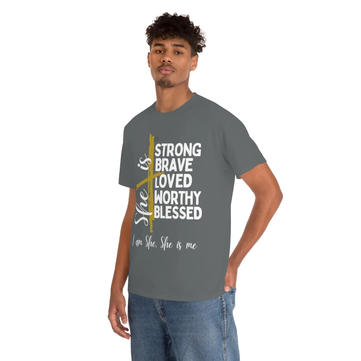 I am She, She is Me Heavy Cotton Tee