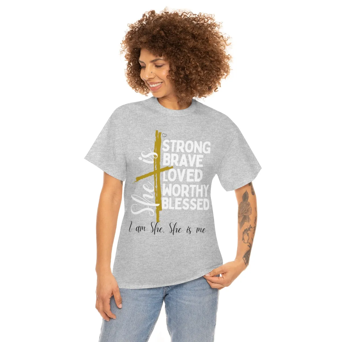 I am She, She is Me Heavy Cotton Tee