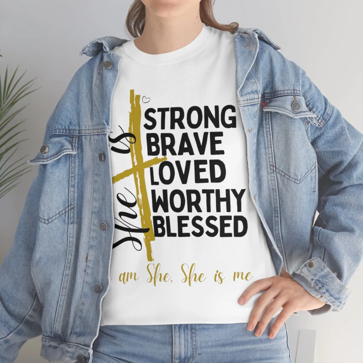I am She, She is Me Heavy Cotton Tee
