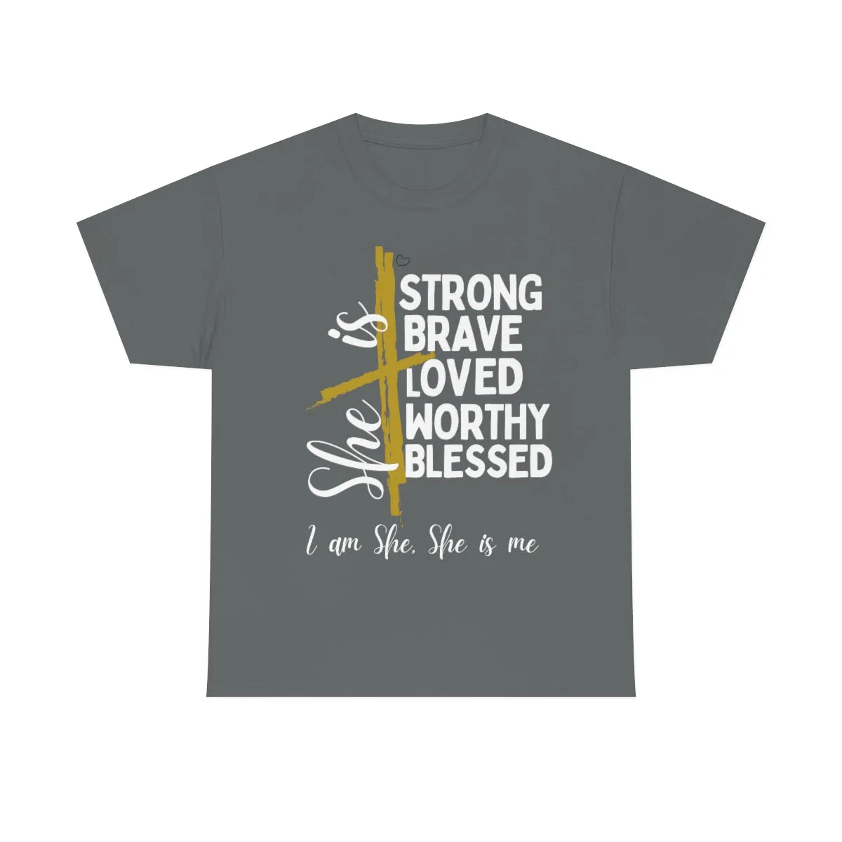 I am She, She is Me Heavy Cotton Tee