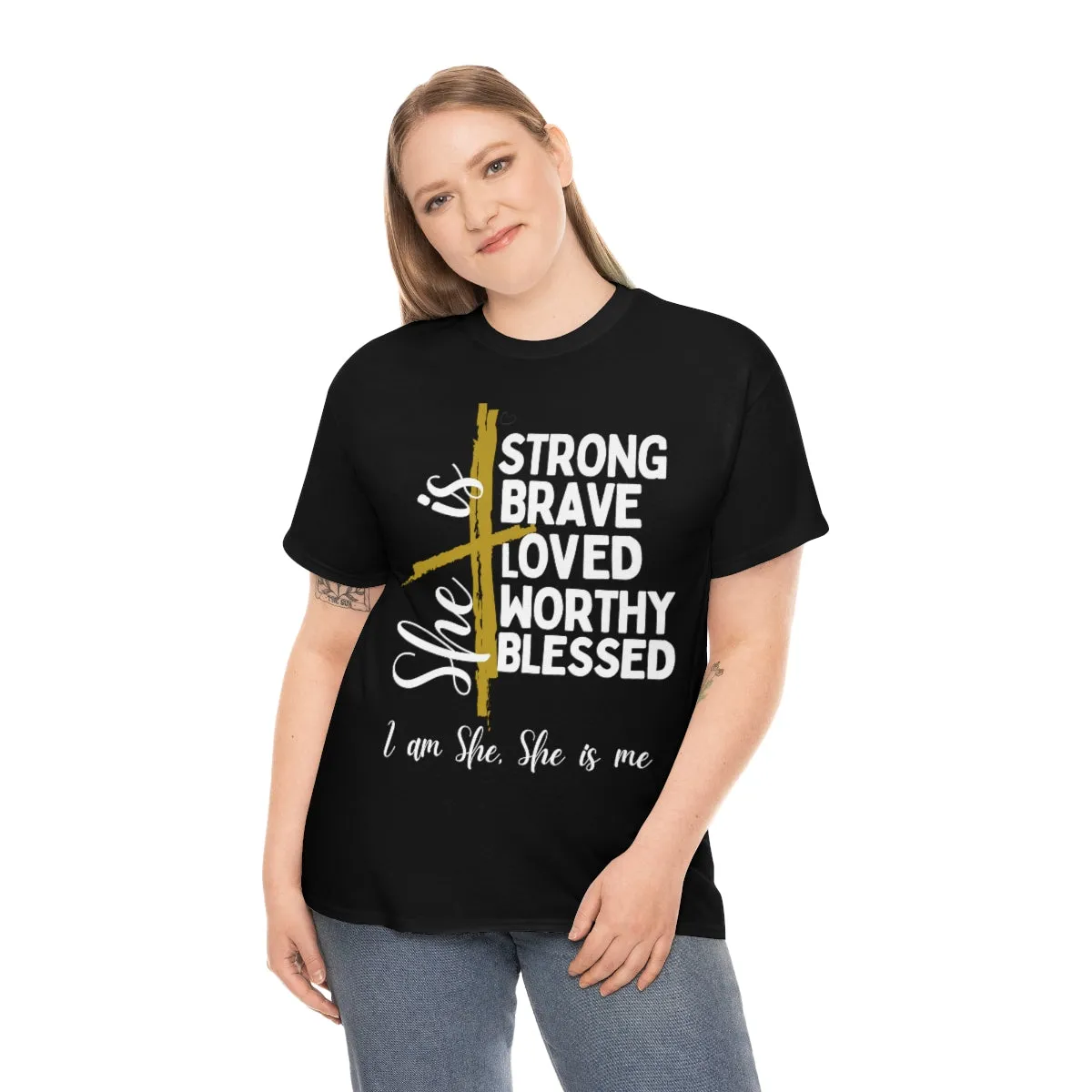 I am She, She is Me Heavy Cotton Tee