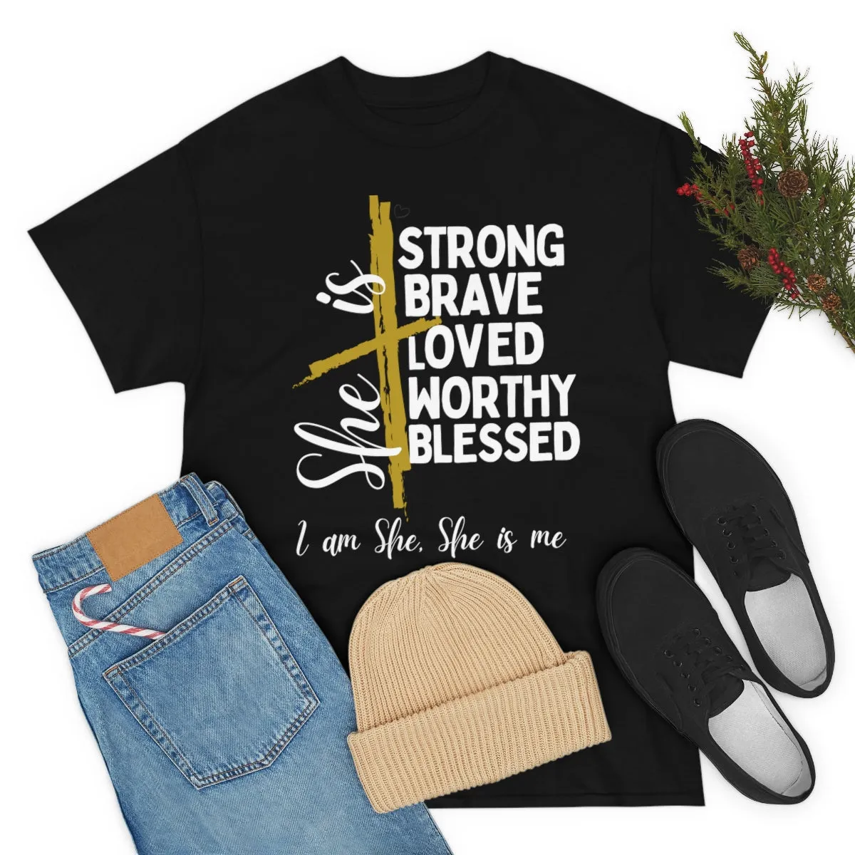 I am She, She is Me Heavy Cotton Tee