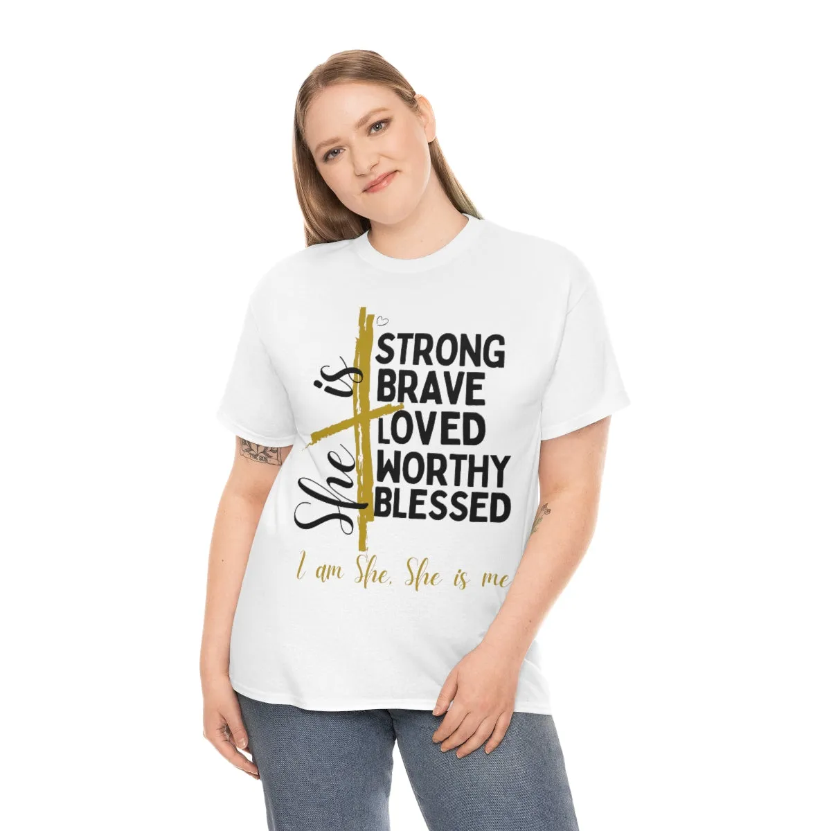 I am She, She is Me Heavy Cotton Tee