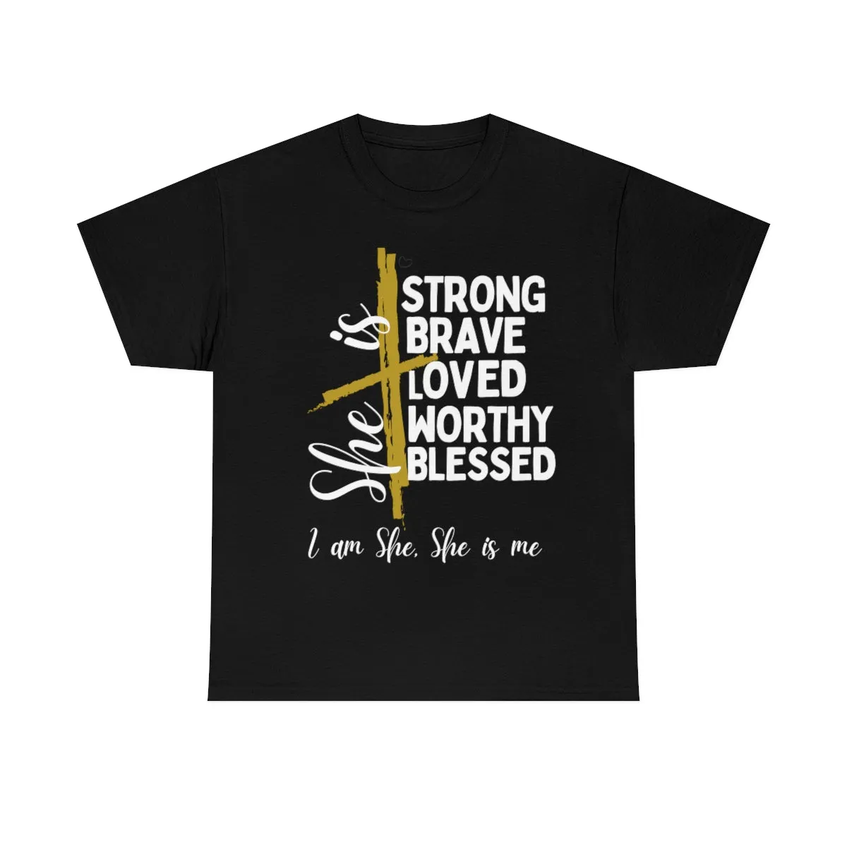 I am She, She is Me Heavy Cotton Tee