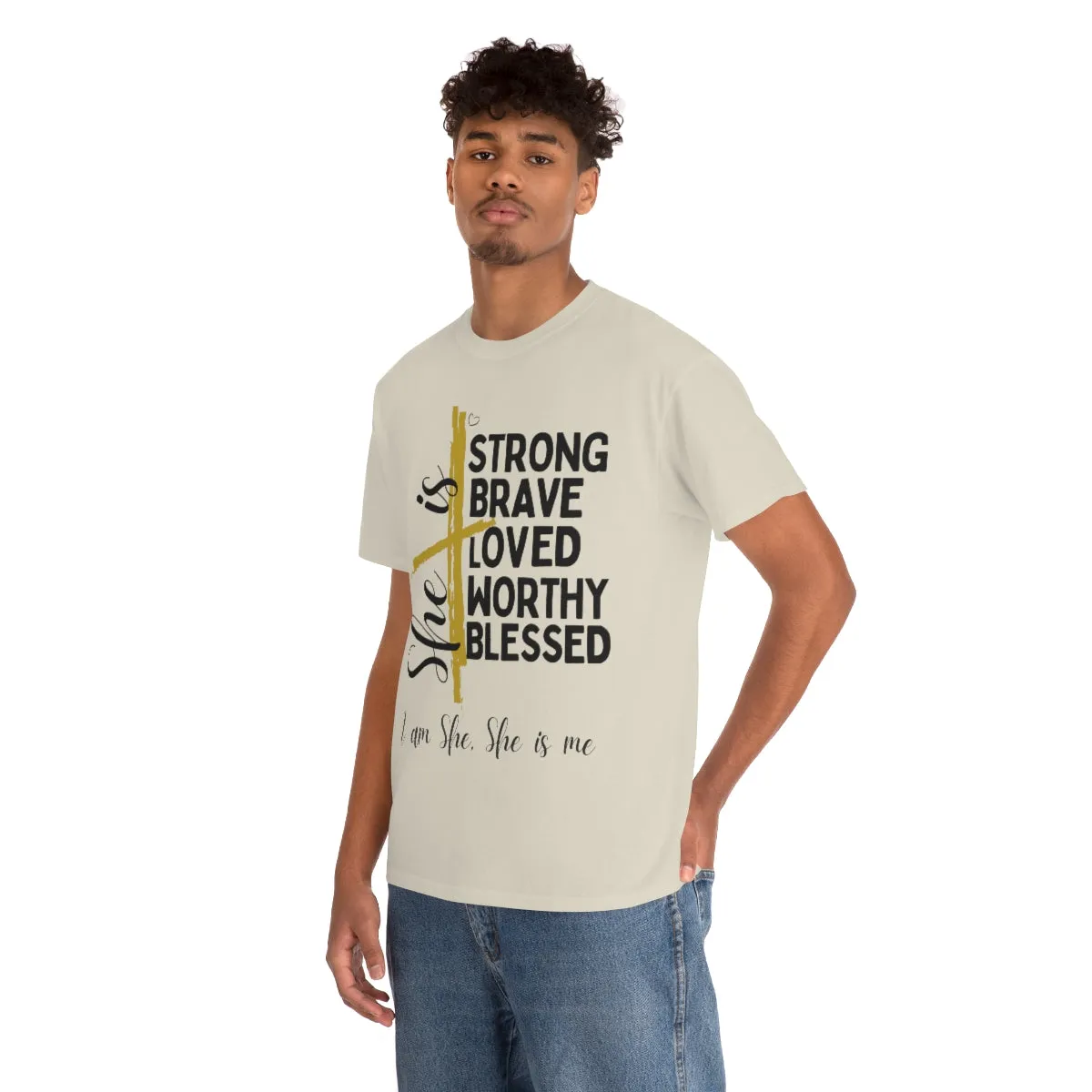 I am She, She is Me Heavy Cotton Tee