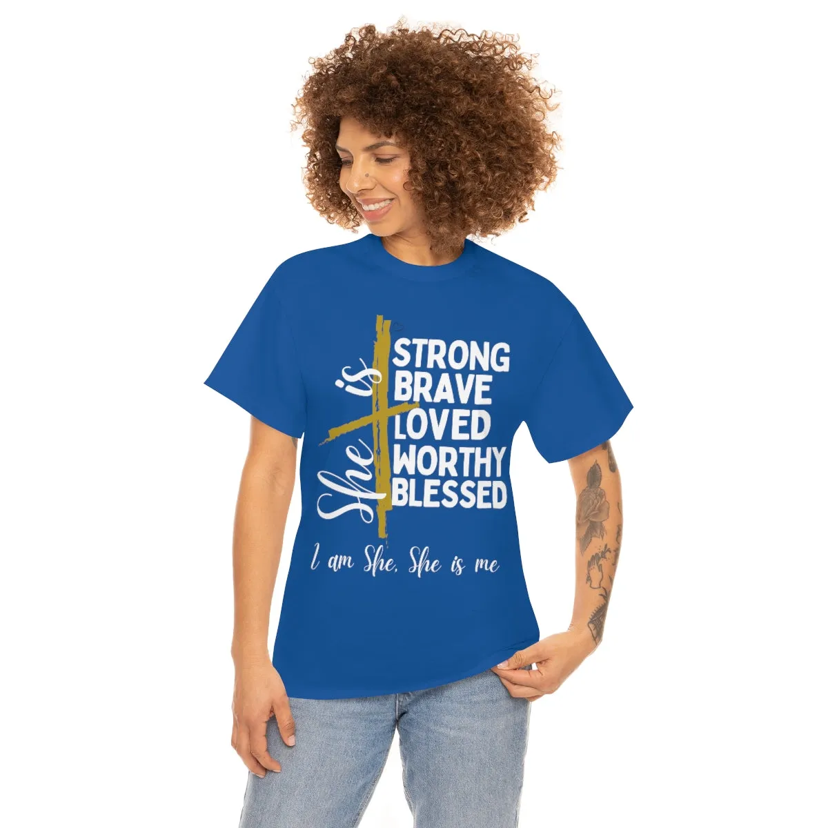I am She, She is Me Heavy Cotton Tee