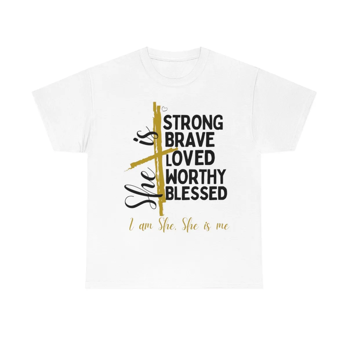 I am She, She is Me Heavy Cotton Tee