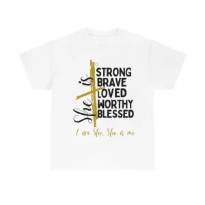 I am She, She is Me Heavy Cotton Tee