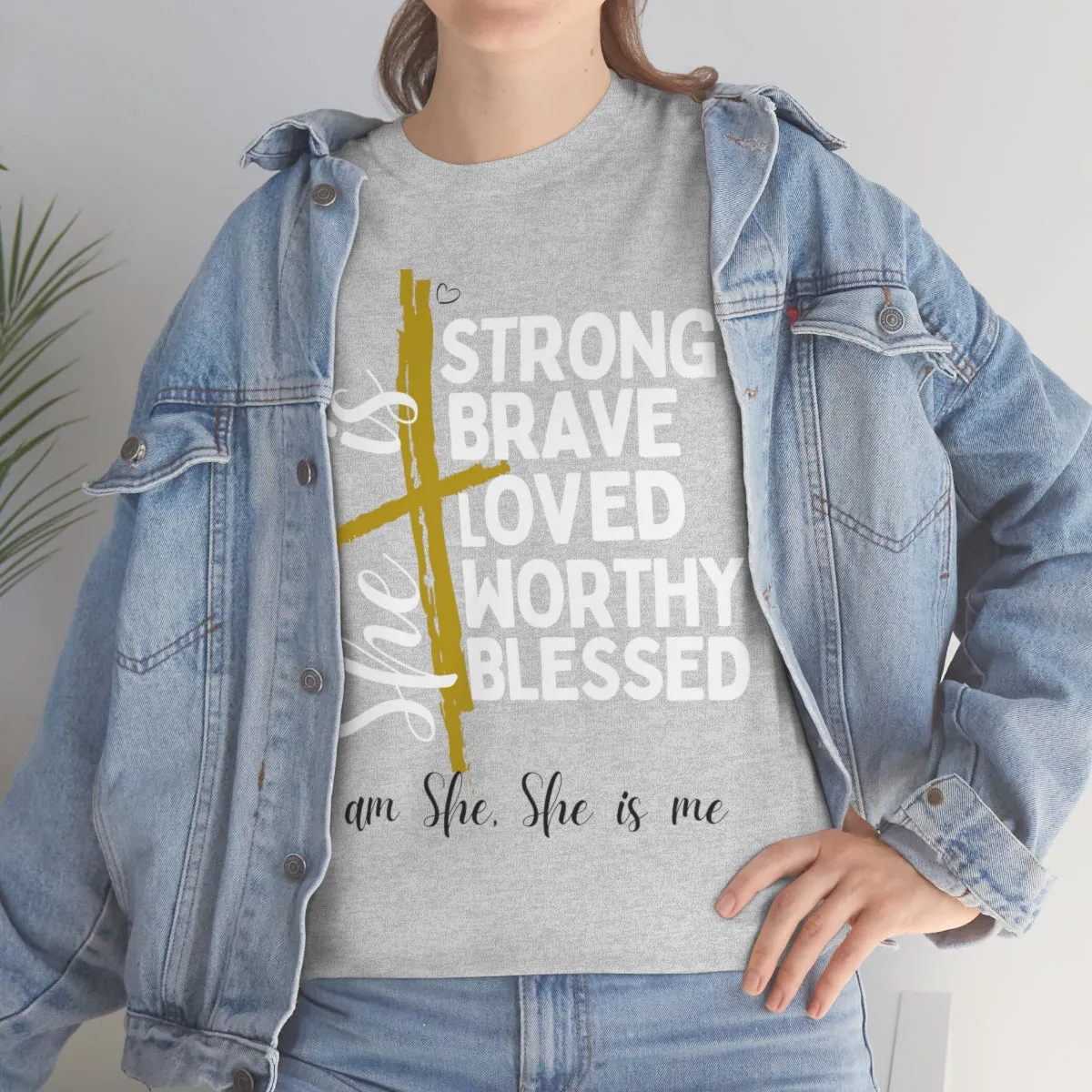 I am She, She is Me Heavy Cotton Tee