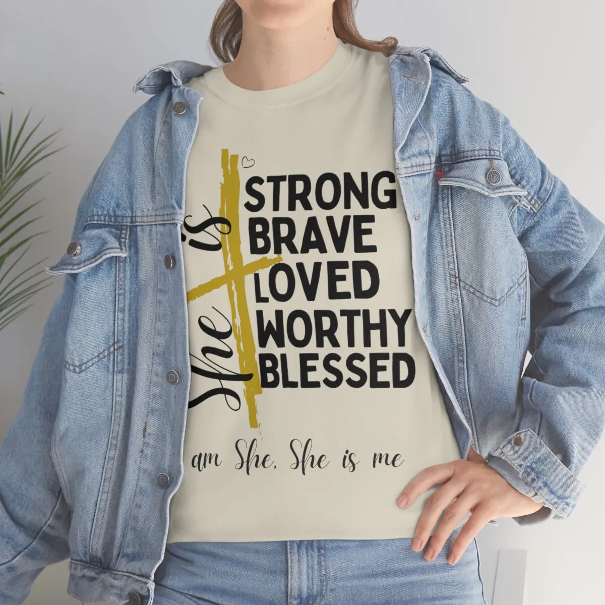 I am She, She is Me Heavy Cotton Tee