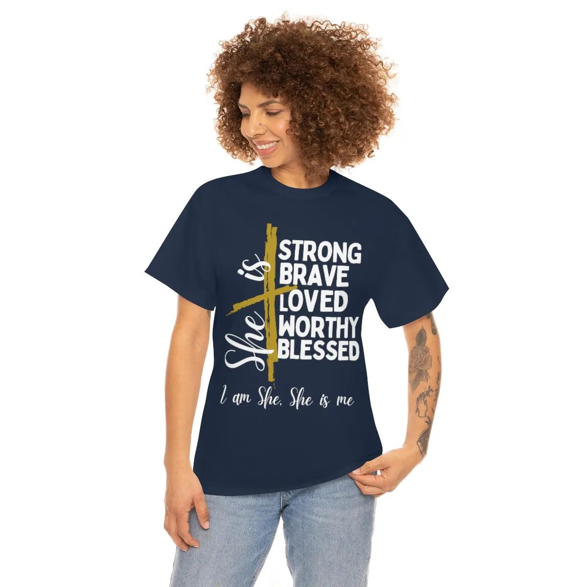 I am She, She is Me Heavy Cotton Tee