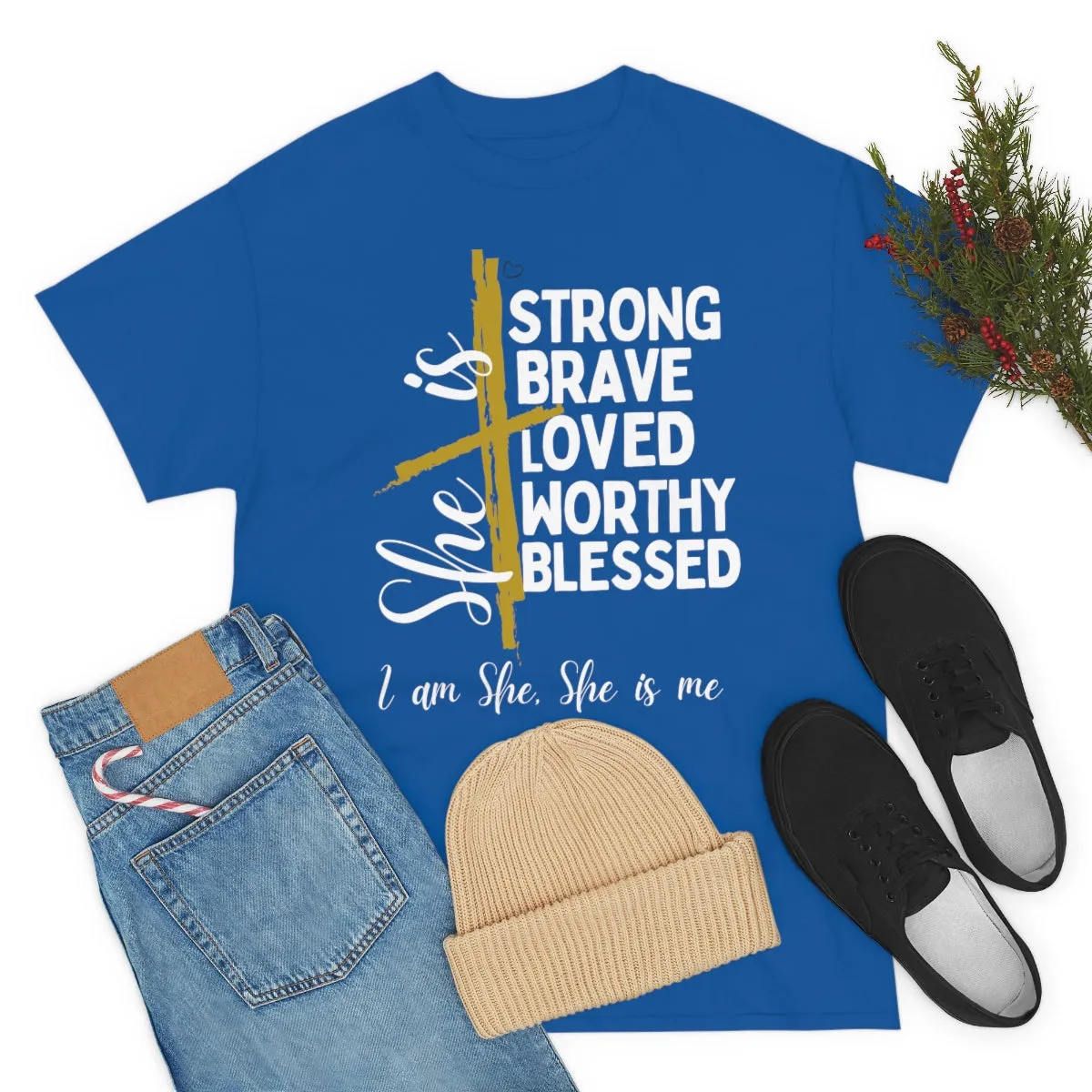I am She, She is Me Heavy Cotton Tee