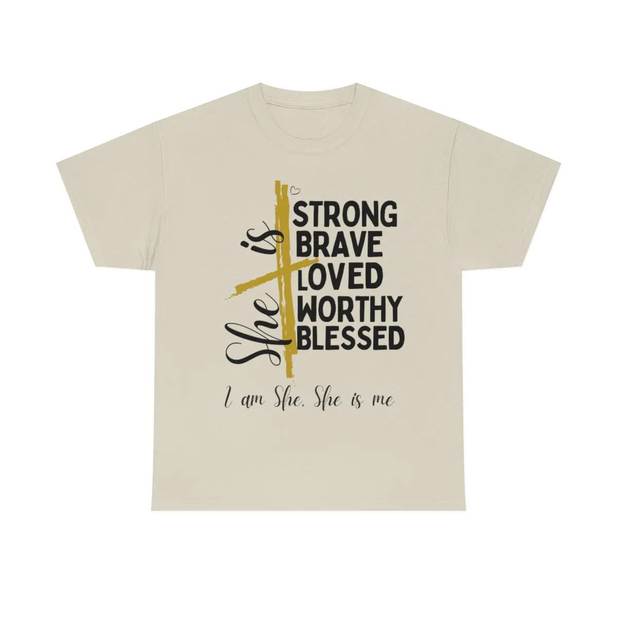 I am She, She is Me Heavy Cotton Tee