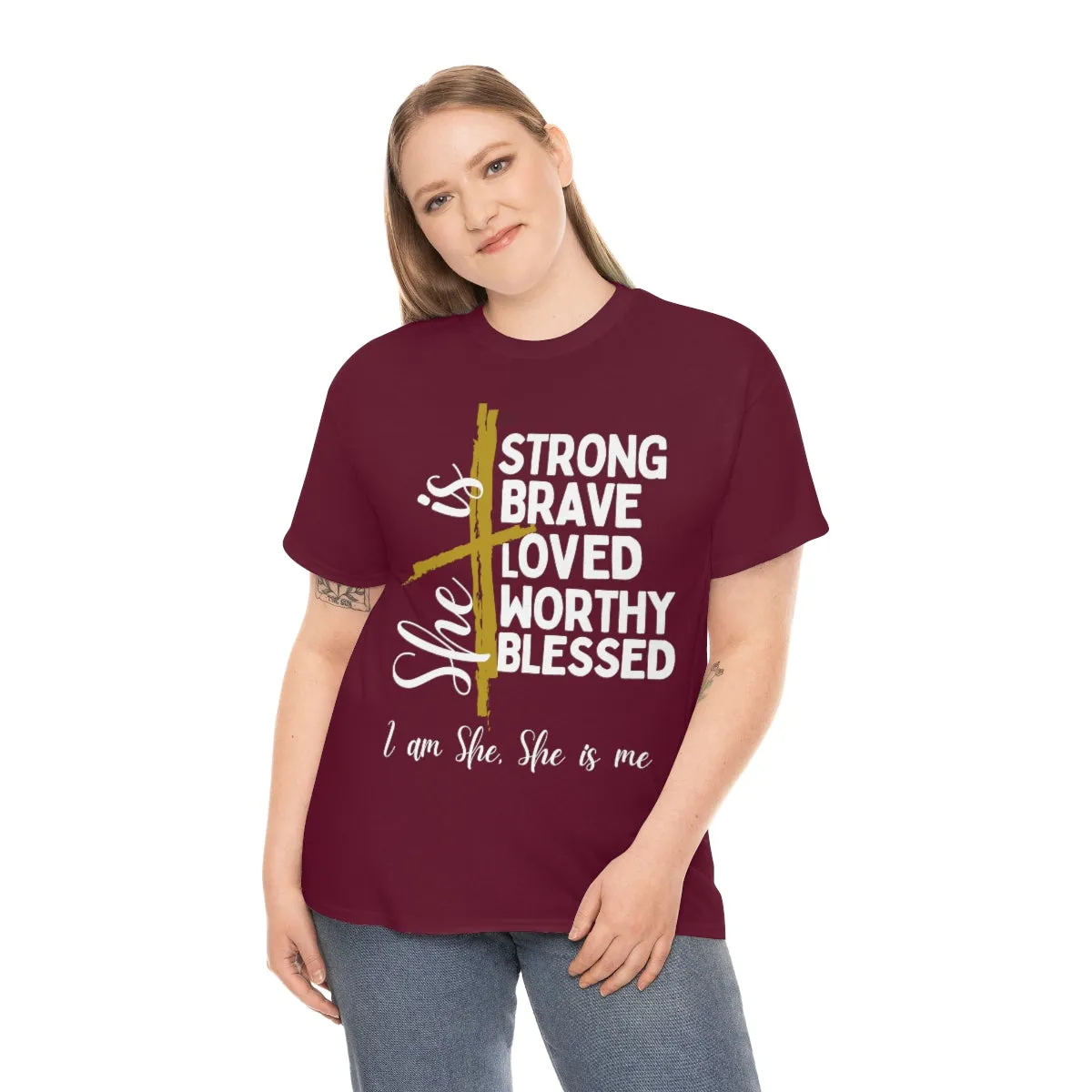 I am She, She is Me Heavy Cotton Tee