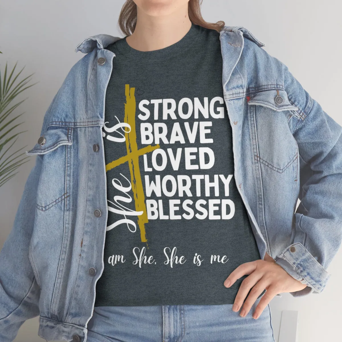I am She, She is Me Heavy Cotton Tee