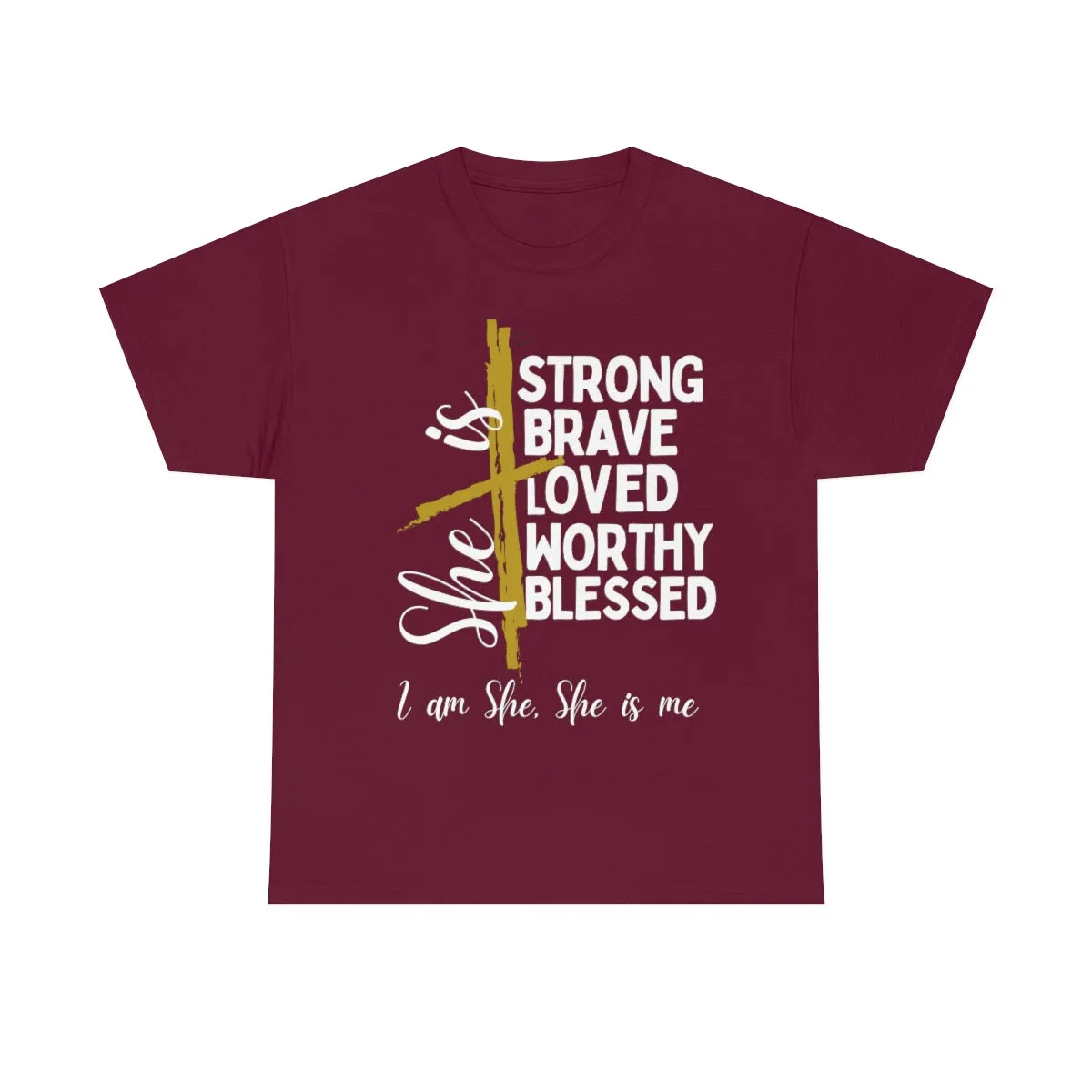 I am She, She is Me Heavy Cotton Tee