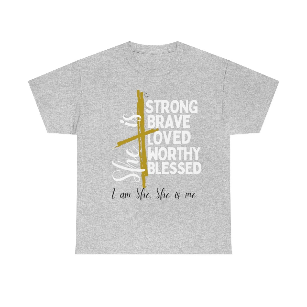 I am She, She is Me Heavy Cotton Tee