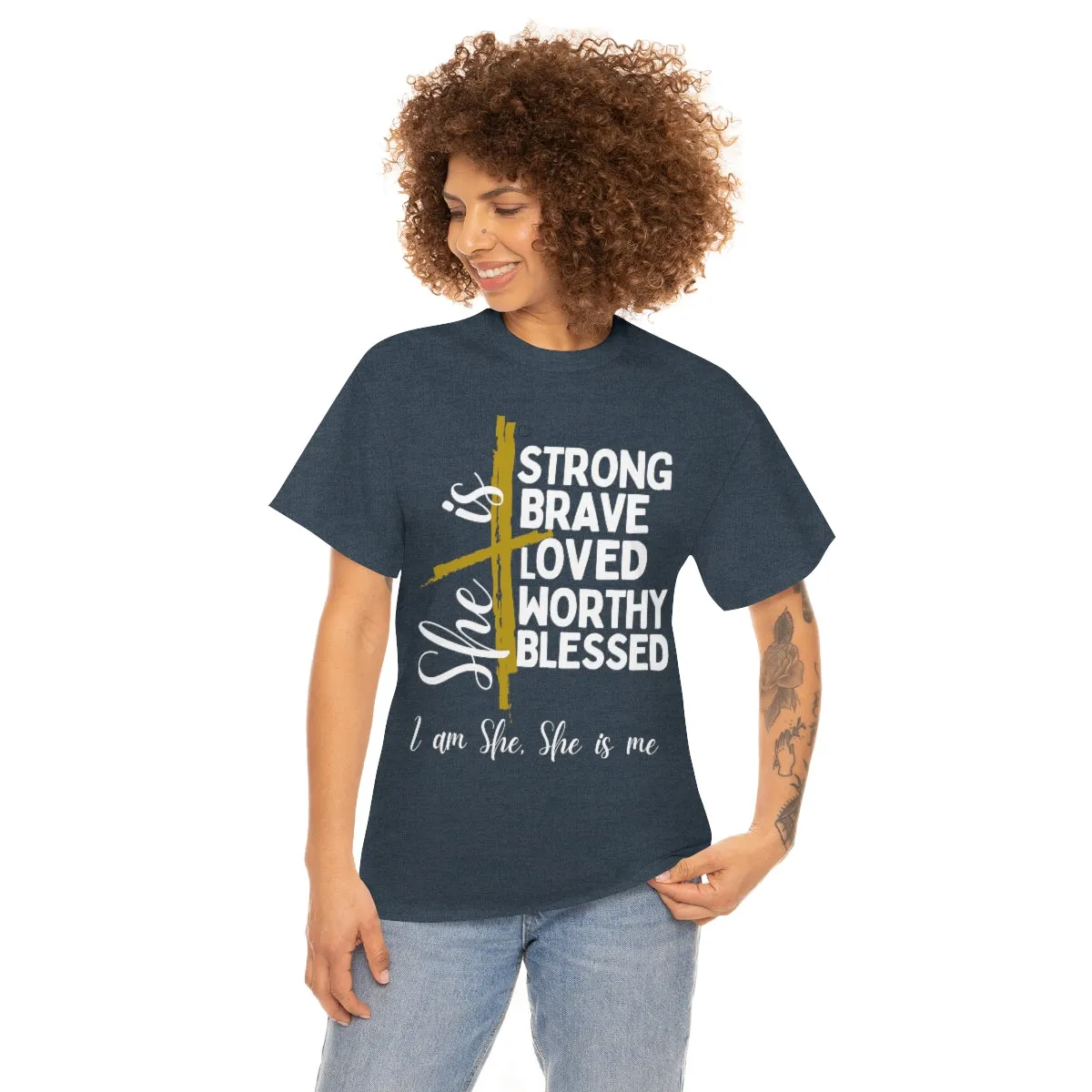 I am She, She is Me Heavy Cotton Tee