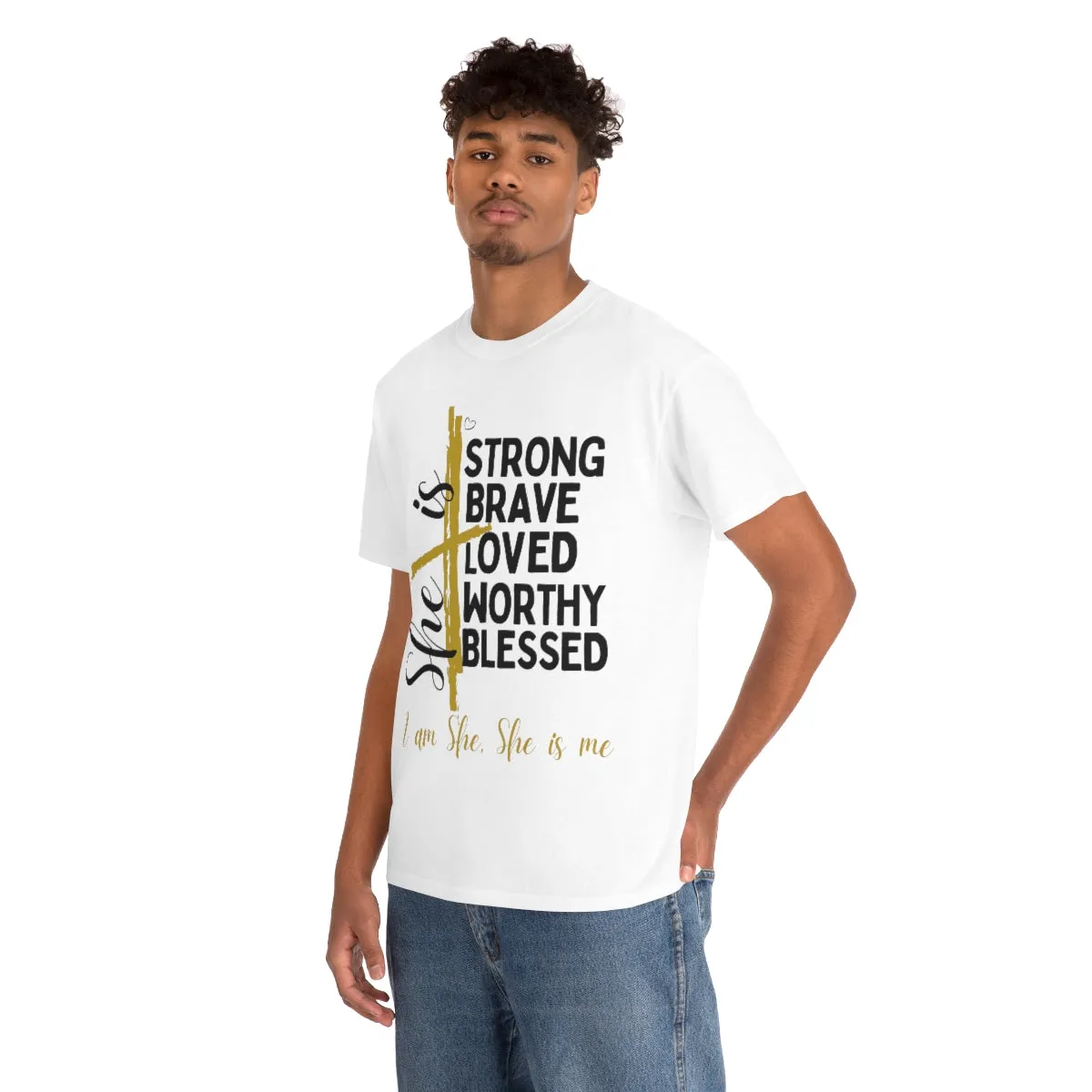 I am She, She is Me Heavy Cotton Tee