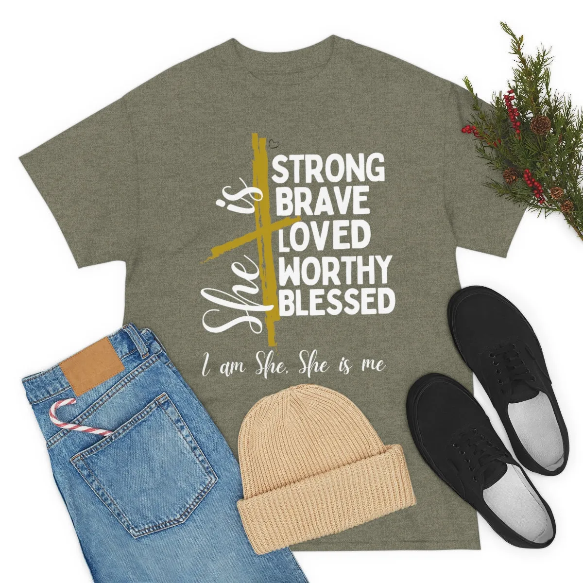 I am She, She is Me Heavy Cotton Tee