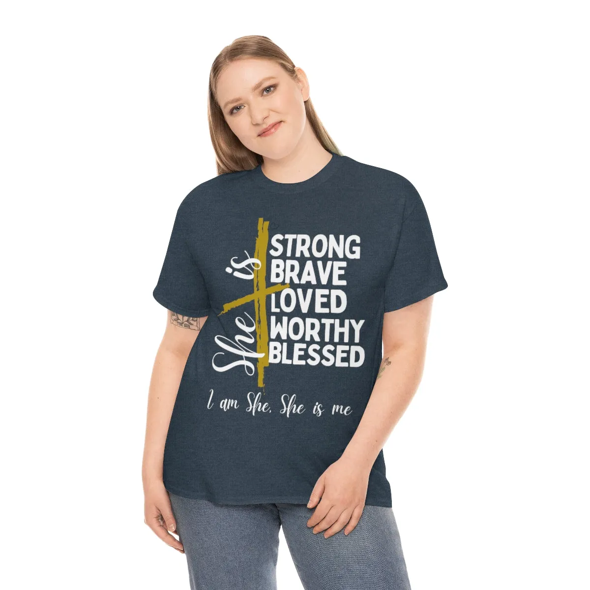 I am She, She is Me Heavy Cotton Tee
