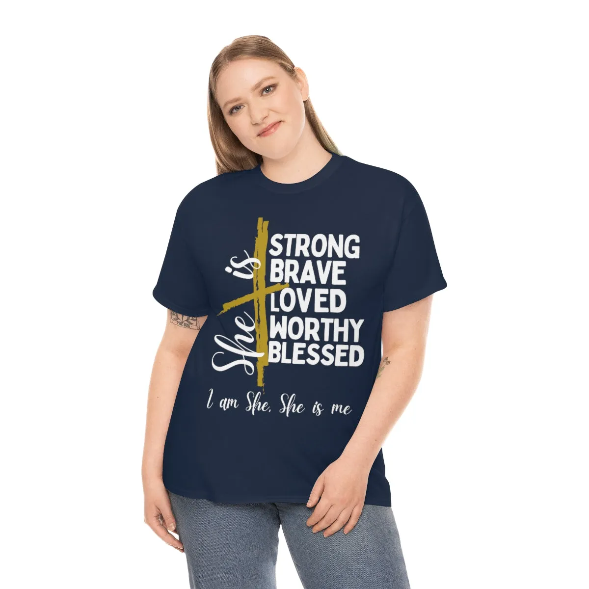 I am She, She is Me Heavy Cotton Tee