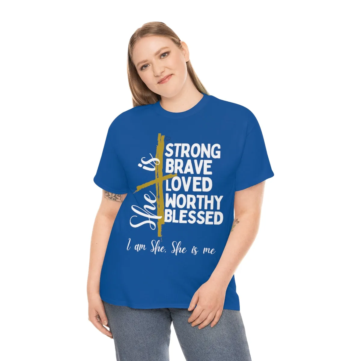 I am She, She is Me Heavy Cotton Tee
