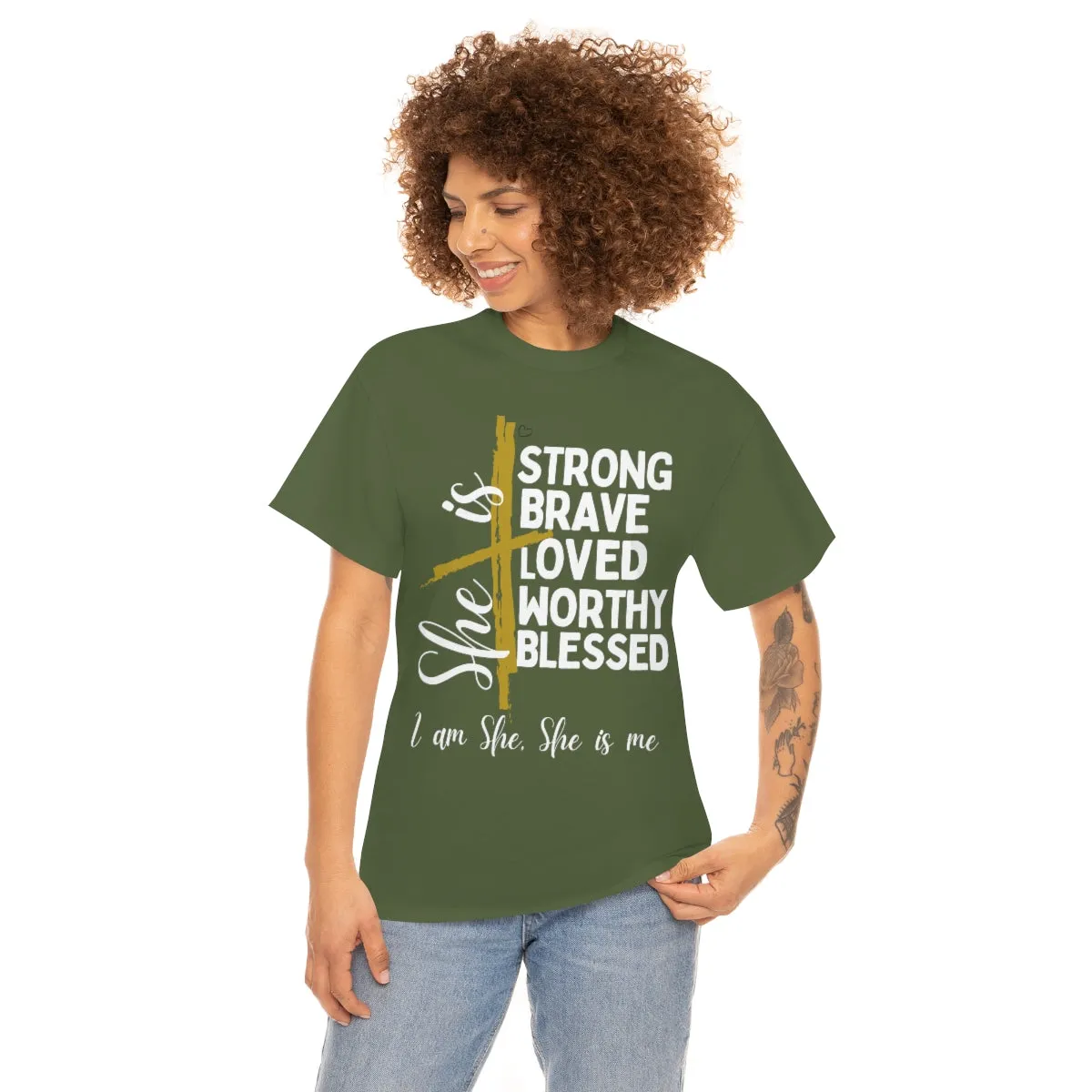 I am She, She is Me Heavy Cotton Tee