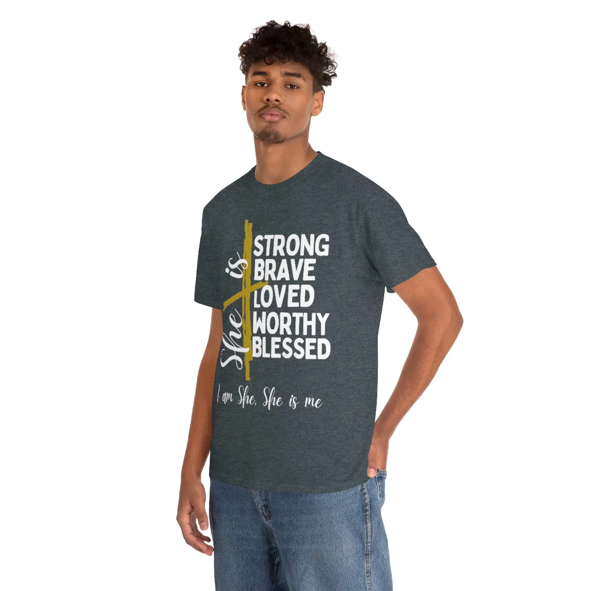I am She, She is Me Heavy Cotton Tee