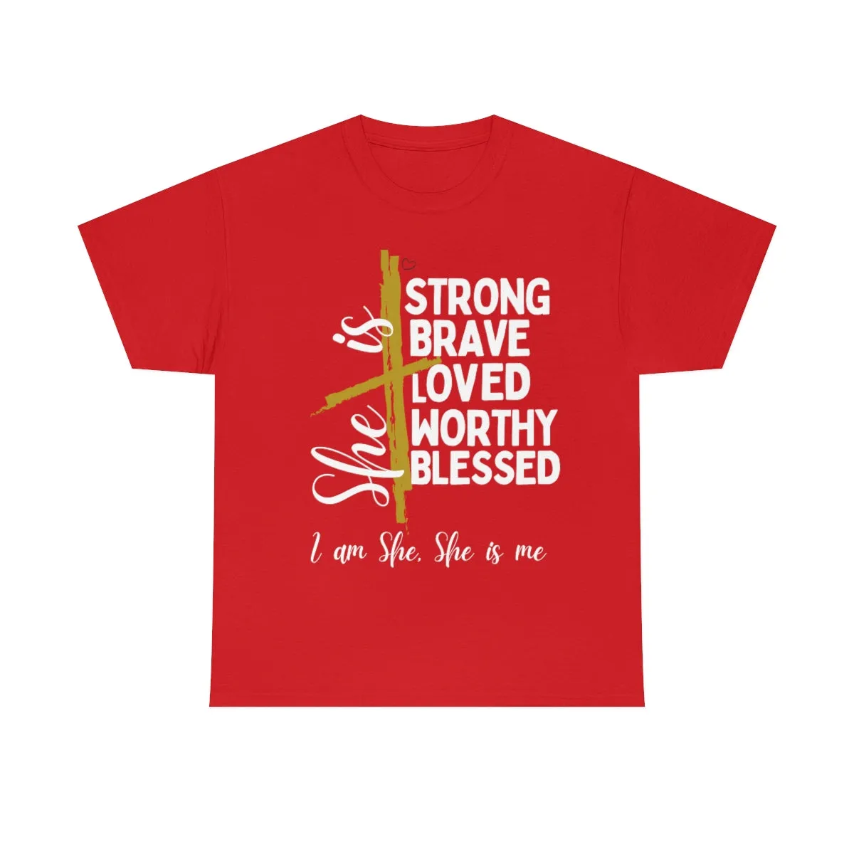 I am She, She is Me Heavy Cotton Tee