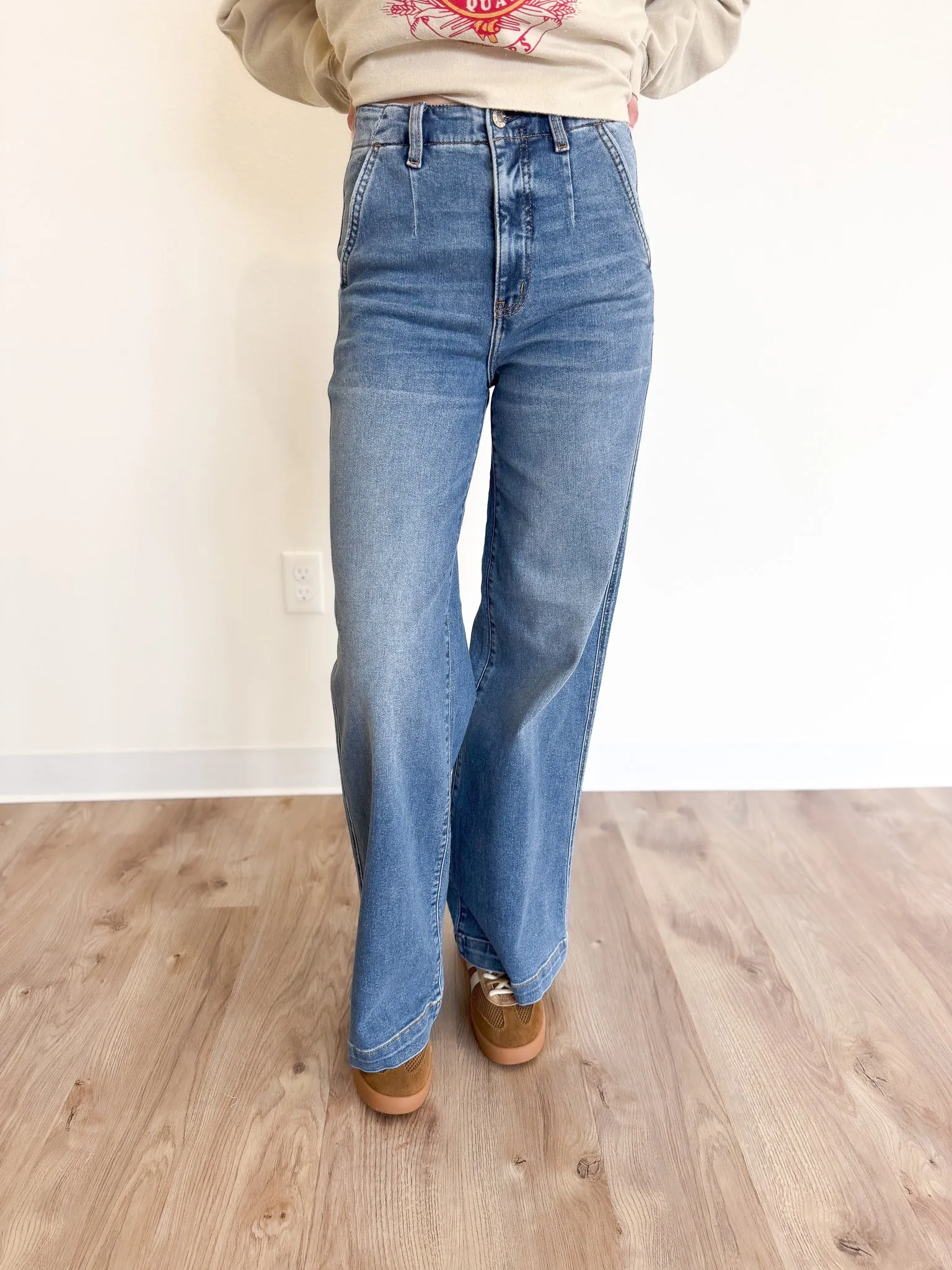 Janiyah Medium Wash Trouser Jeans