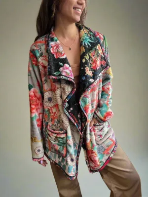 Johnny Was Joan Wrap Sherpa Jacket (Reversible) - Chantel AUC47825-3 - Pre-Order April Delivery