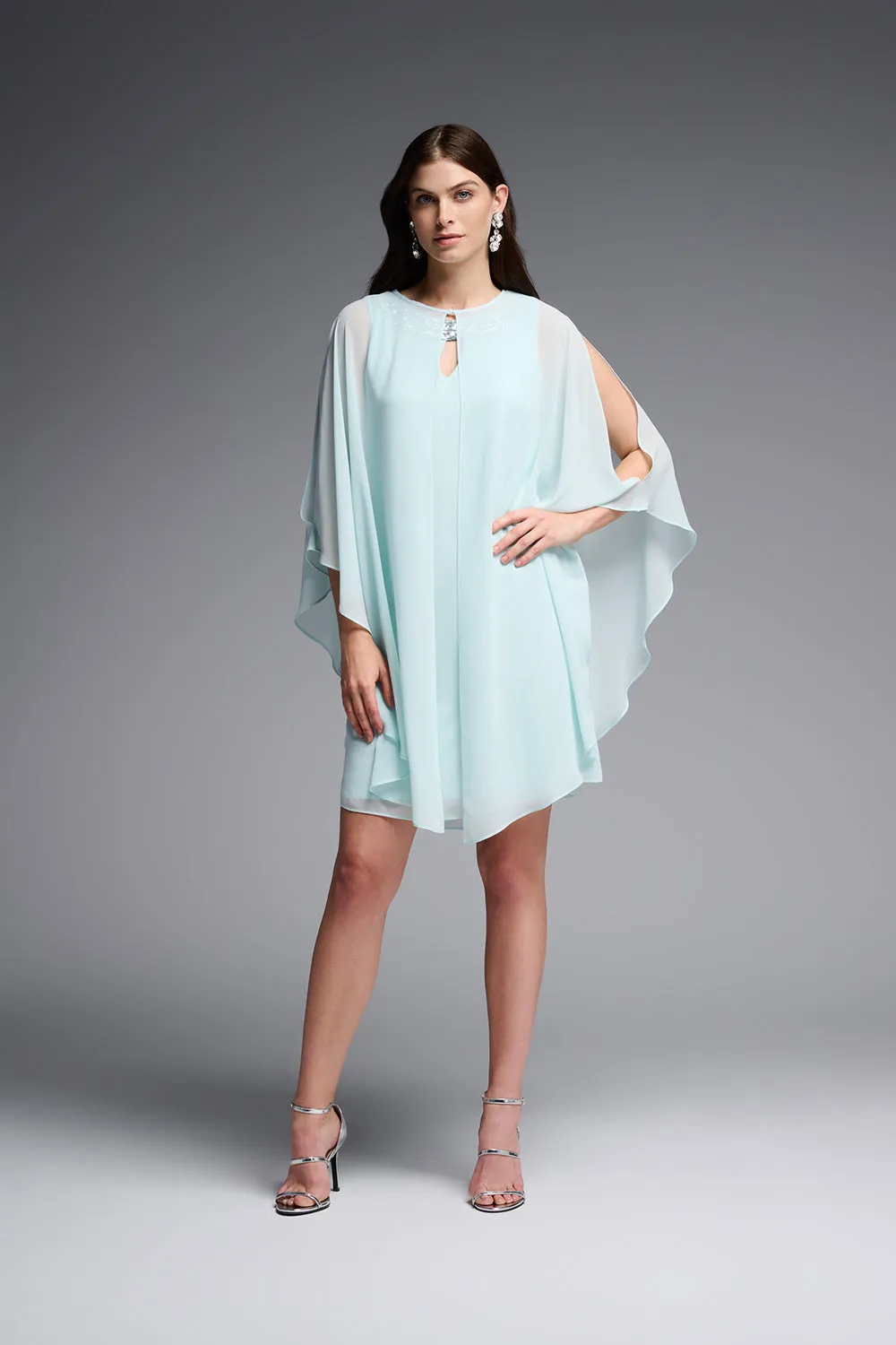 Joseph Ribkoff Dress And Cover-Up Set With Sequins Jr231705
