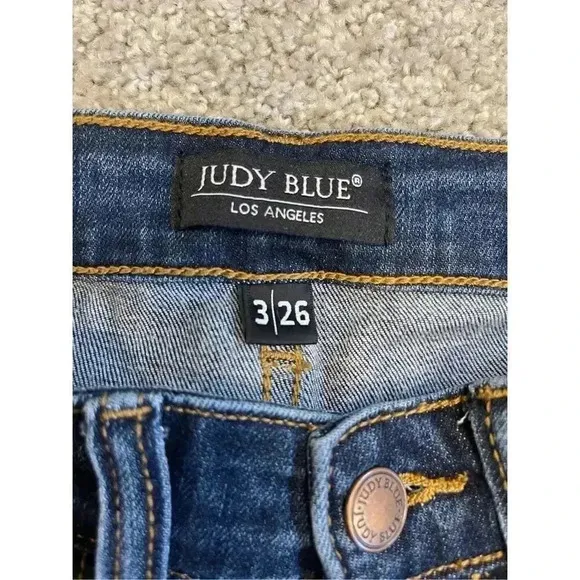 Judy Blue Women's Relaxed Fit Skinny Jeans Dark Wash Size 3