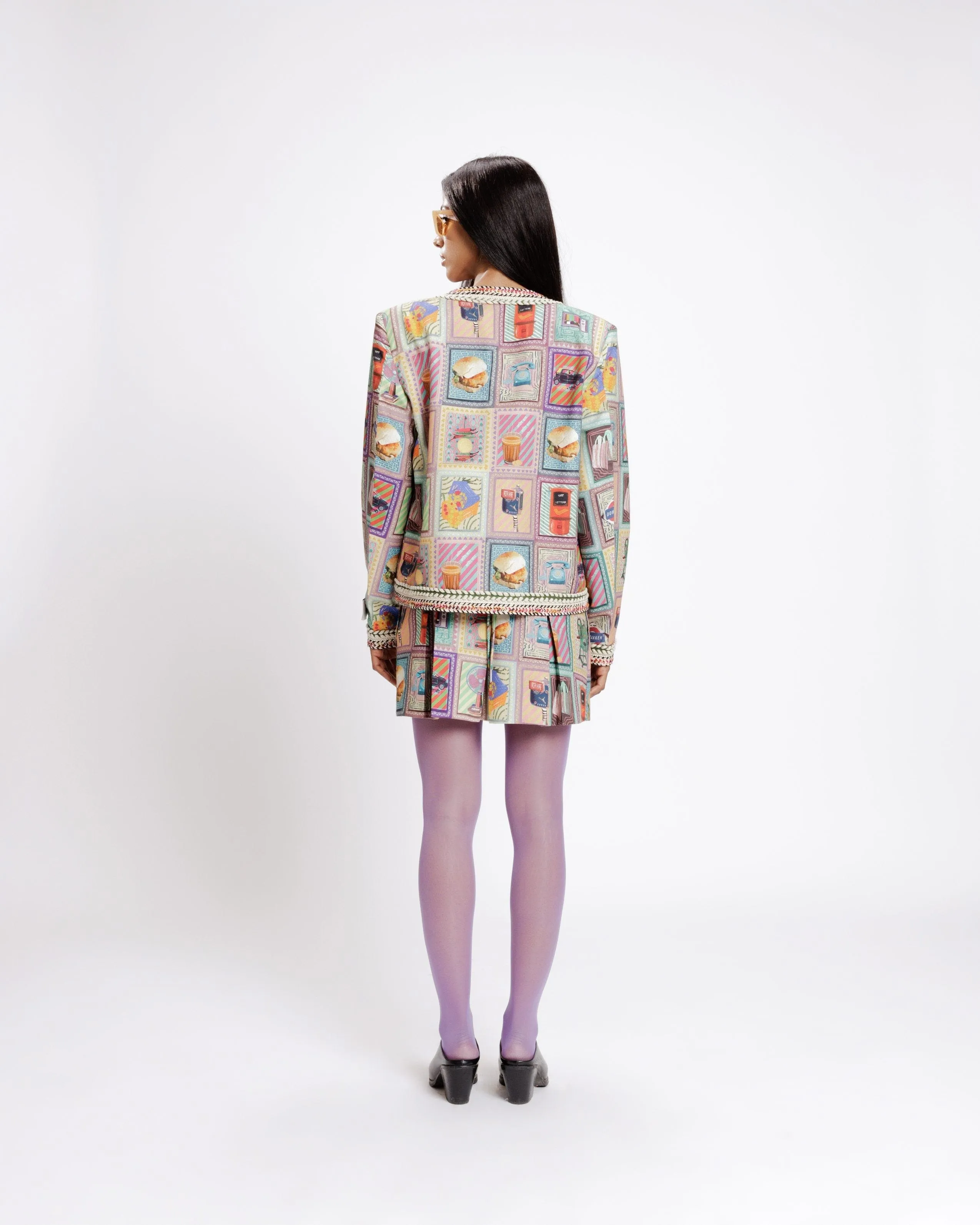 Kaali Peeli Tweed Jacket