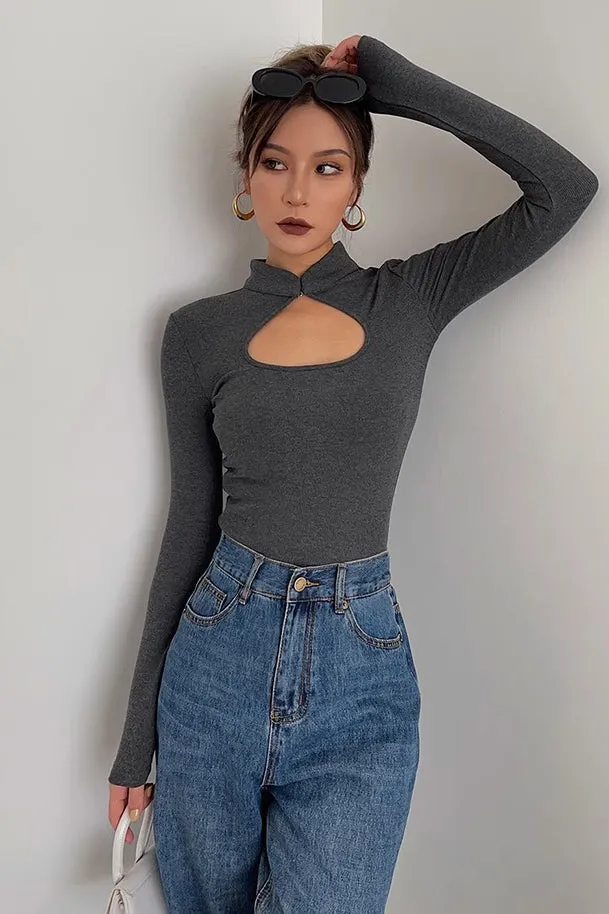 Keynote Fitted Long Sleeve Shirt Tops