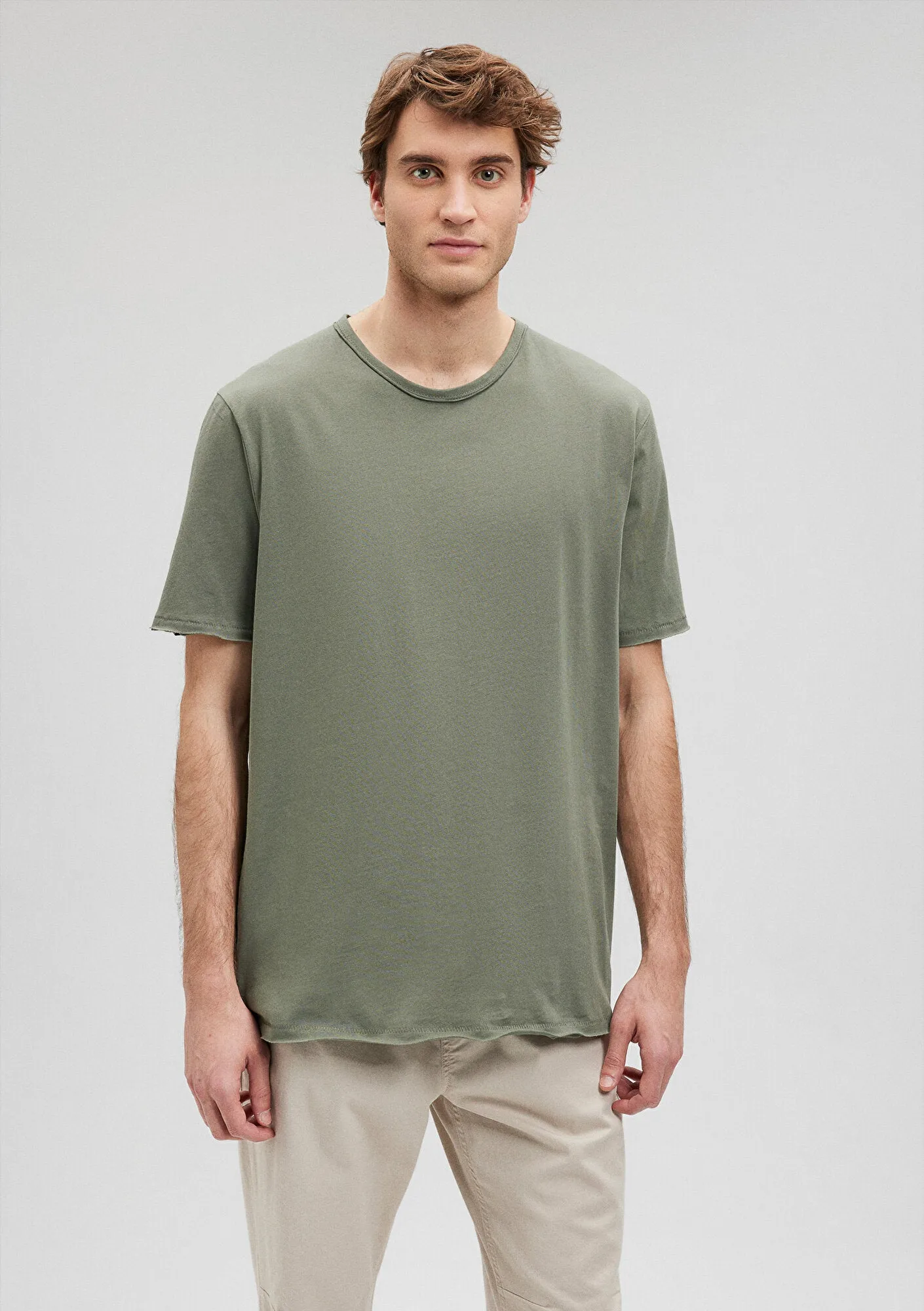 Khaki Basic T-Shirt