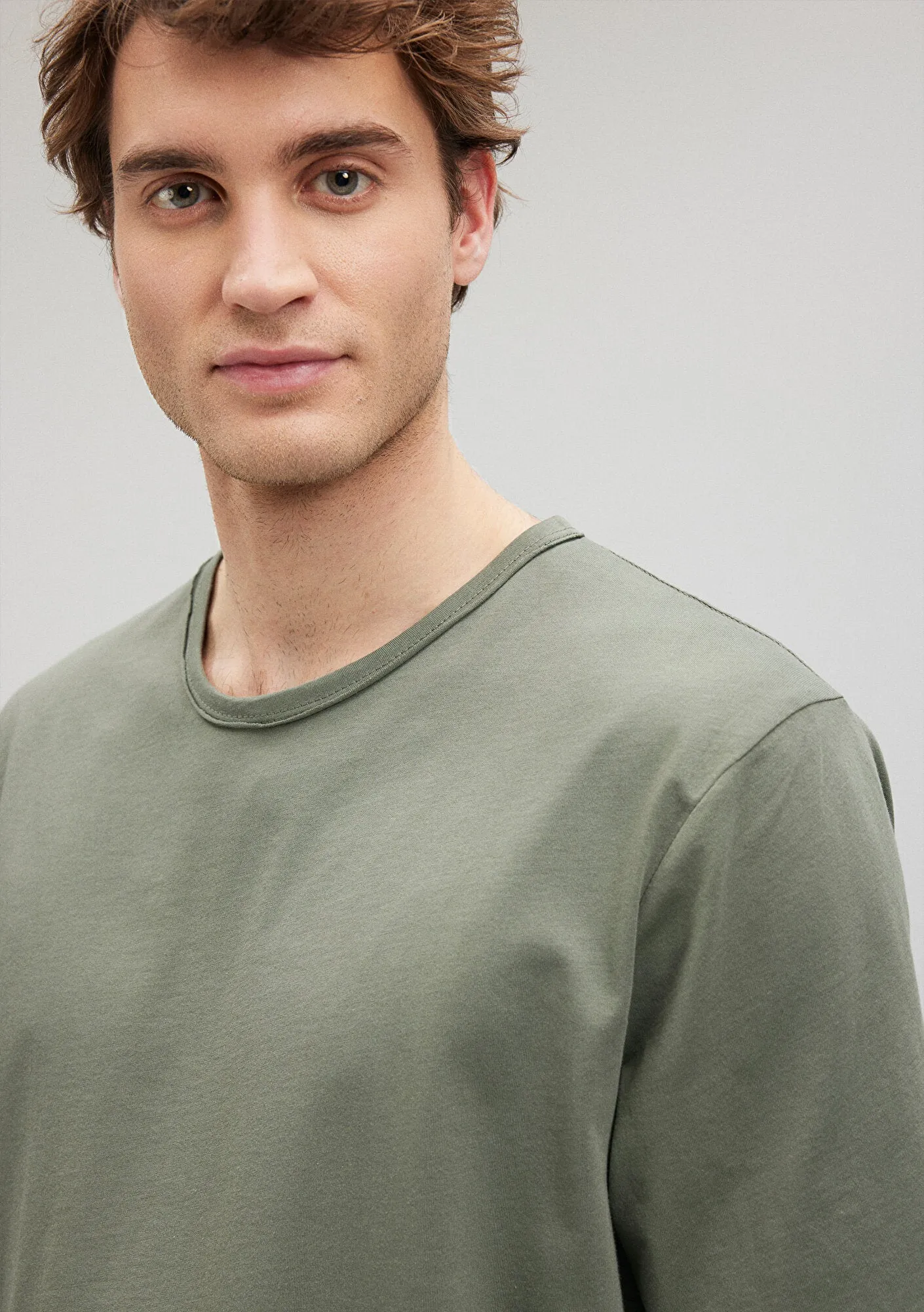 Khaki Basic T-Shirt